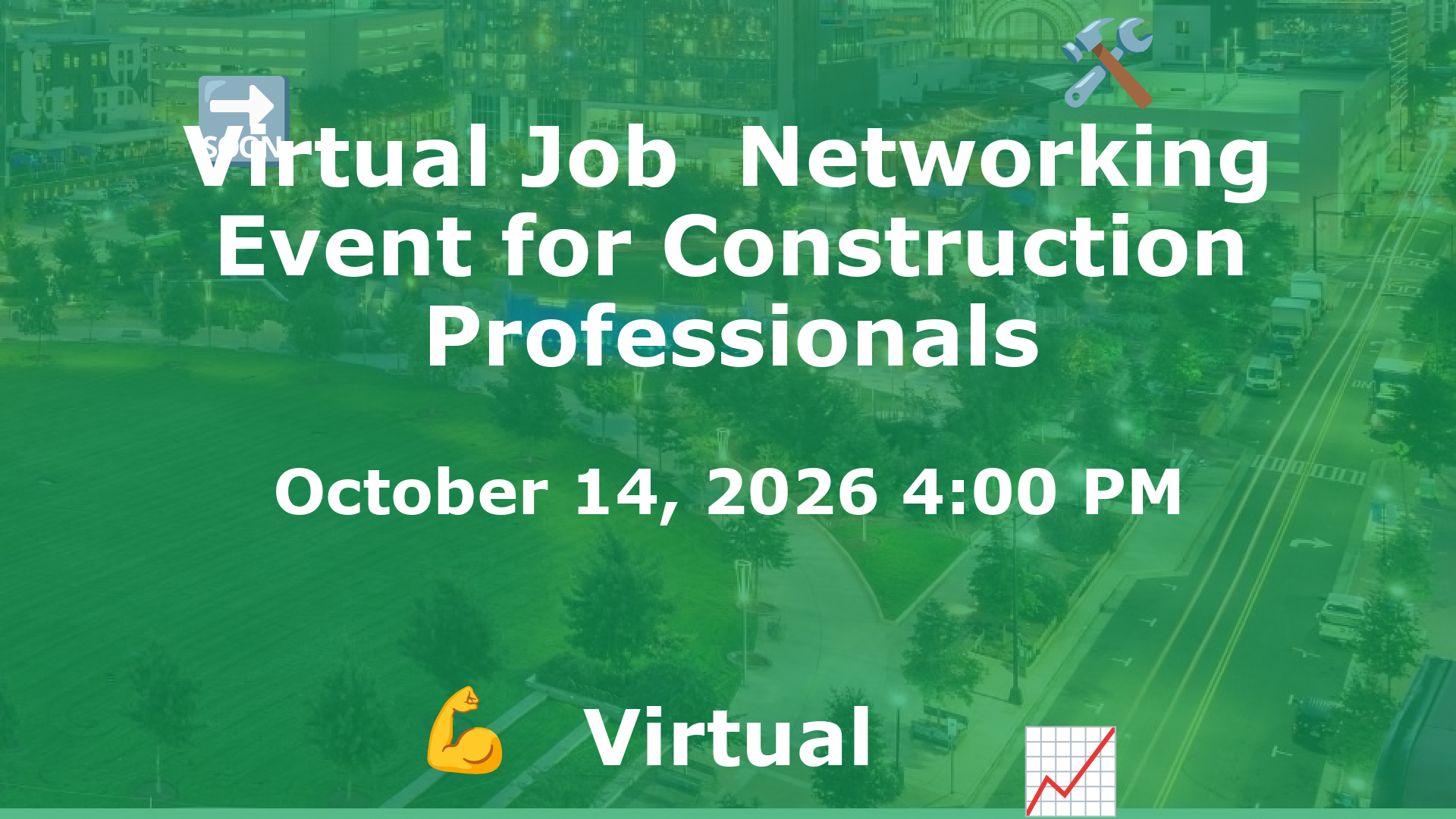 Virtual Job  Networking Event for Construction Professionals event image